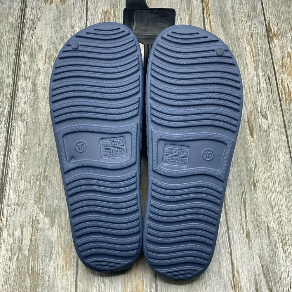 Men’s Comfy Tunnel Slide Sandals Shoes Size 10